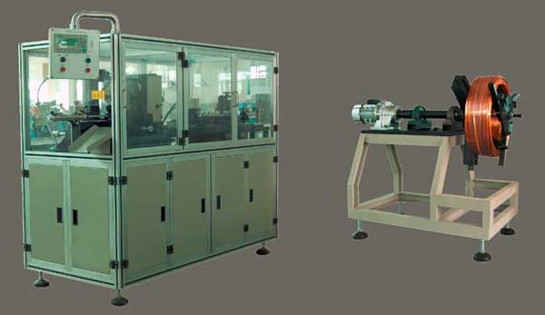 Machinery for producing round copper wire of starter wire shaping and forming bending wire